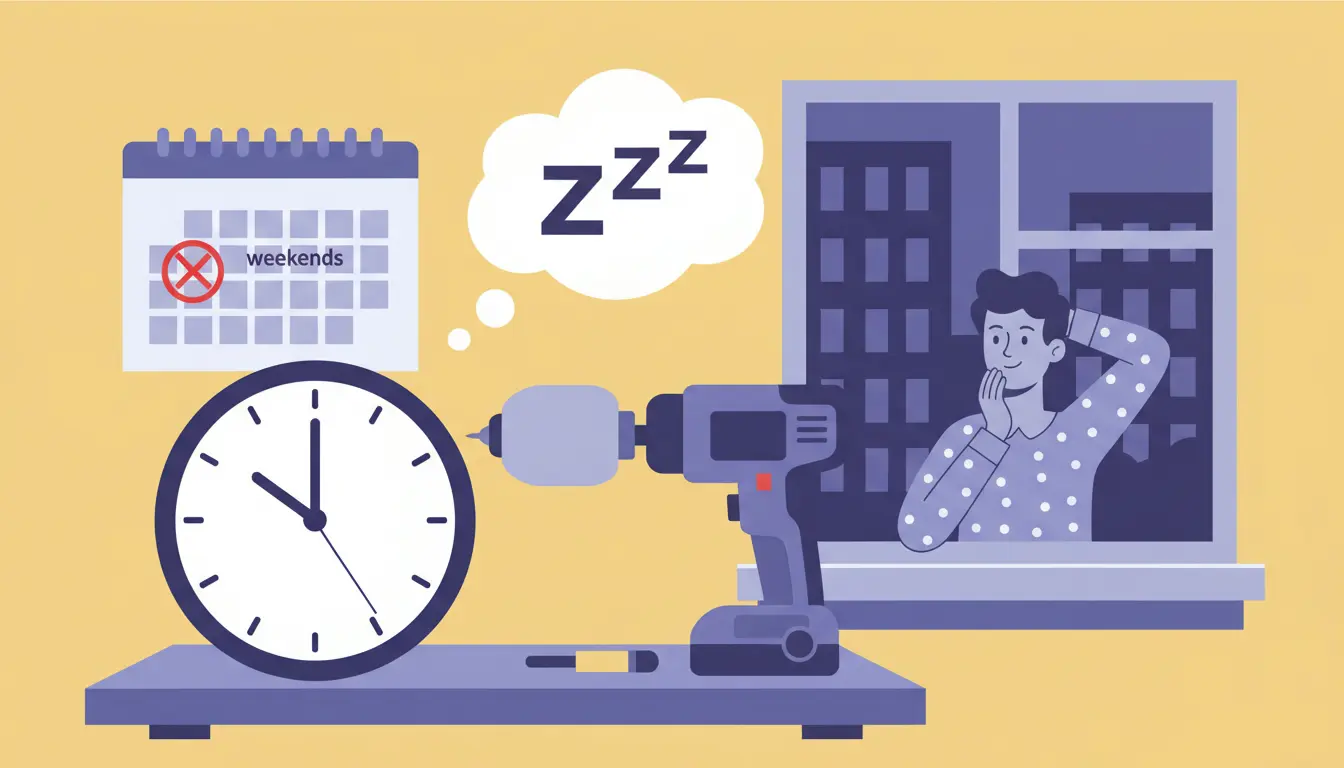 Tot hoelaat mag je boren?