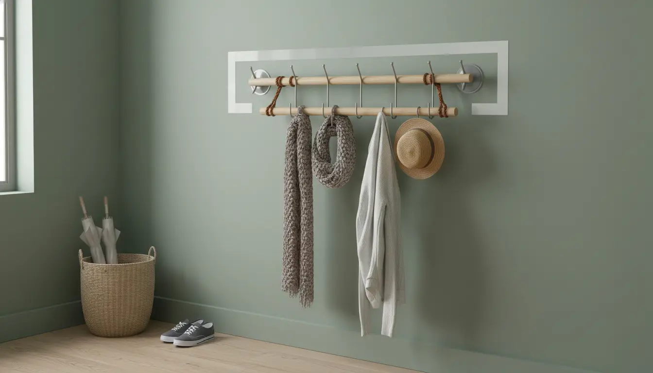 Kapstok ophangen zonder boren