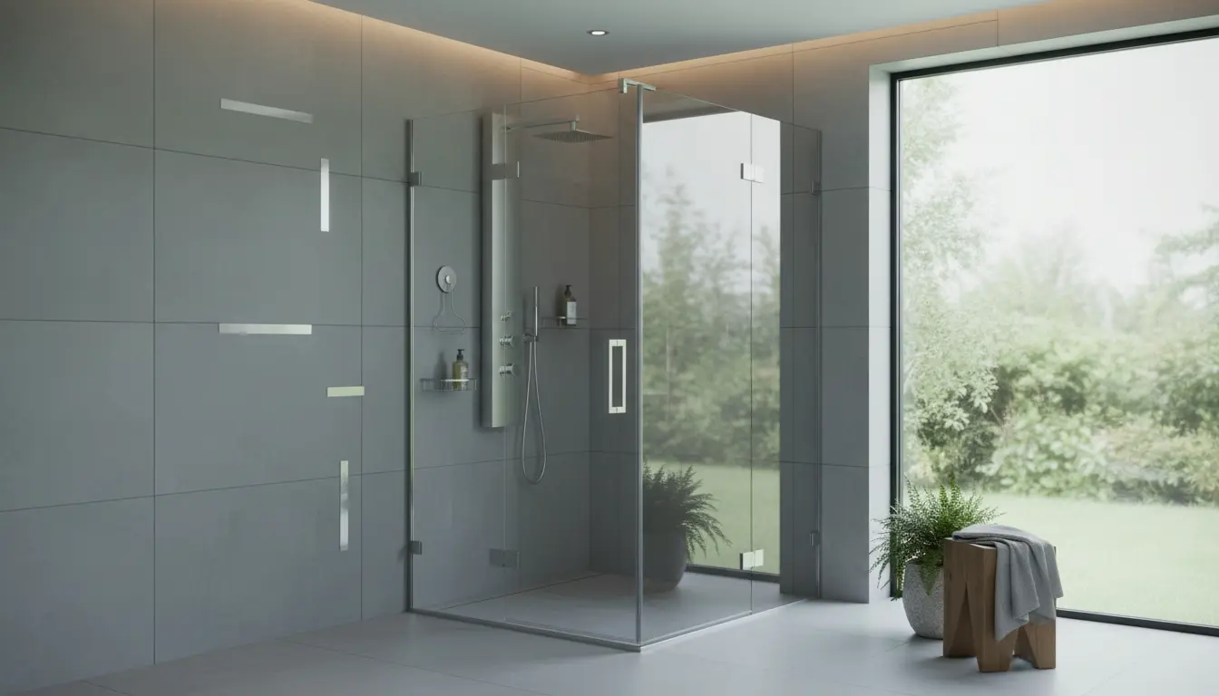 Douchewand zonder boren