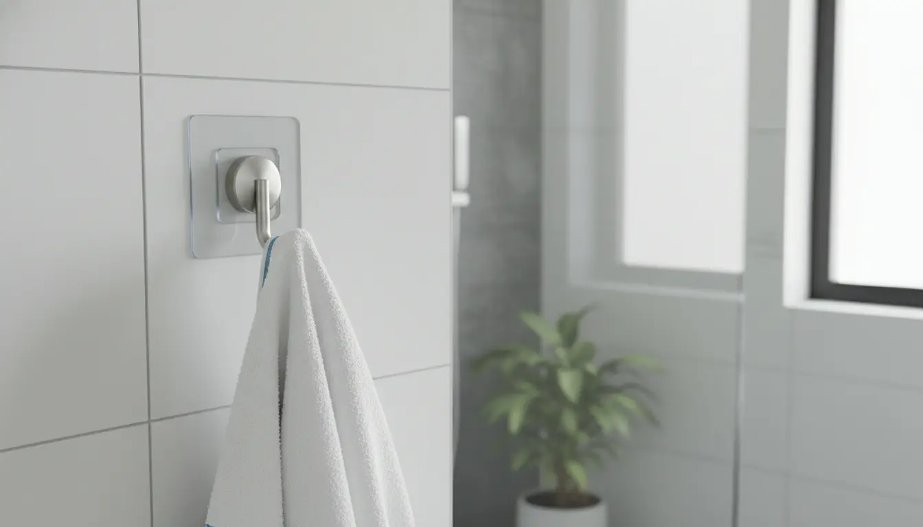 Handdoekhaak zonder boren