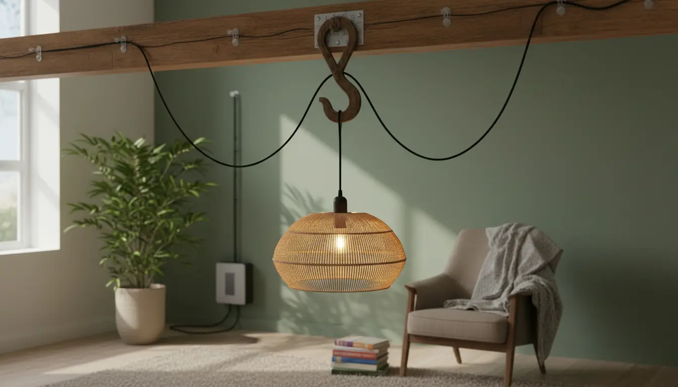 Lamp ophangen zonder boren