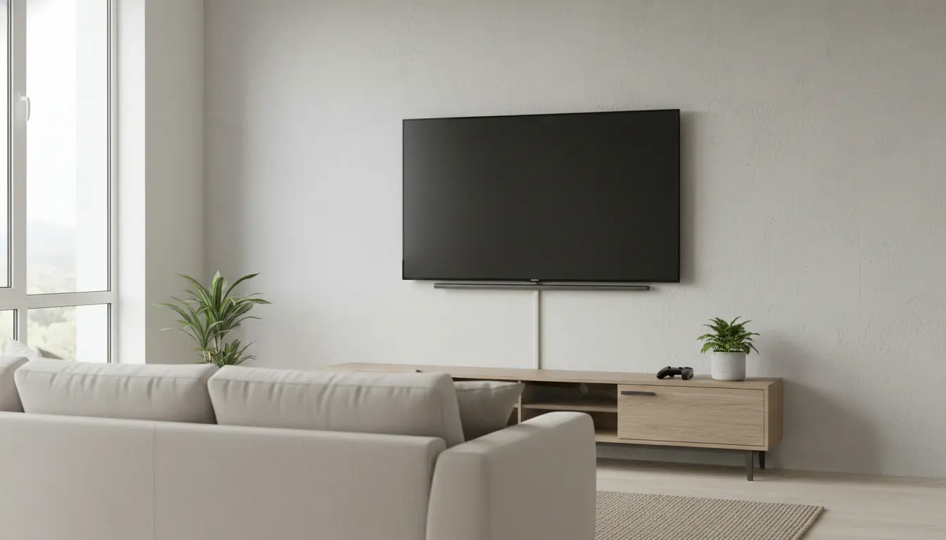 Tv ophangen zonder boren