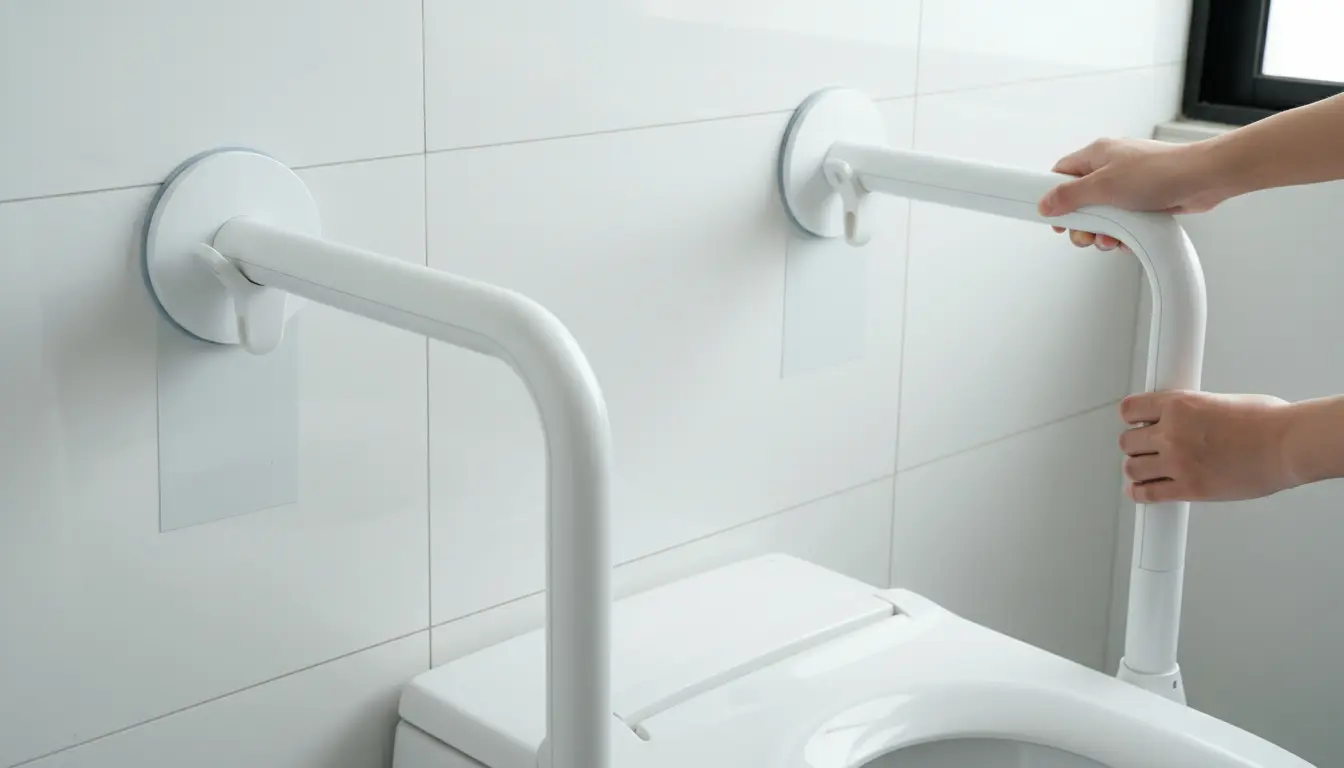 Wc beugel zonder boren