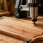 Houten naambord frezen